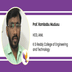 K G Reddy College of Engineering and Technology, HOD, AIML: Prof. Rambabu Mudusu Interview